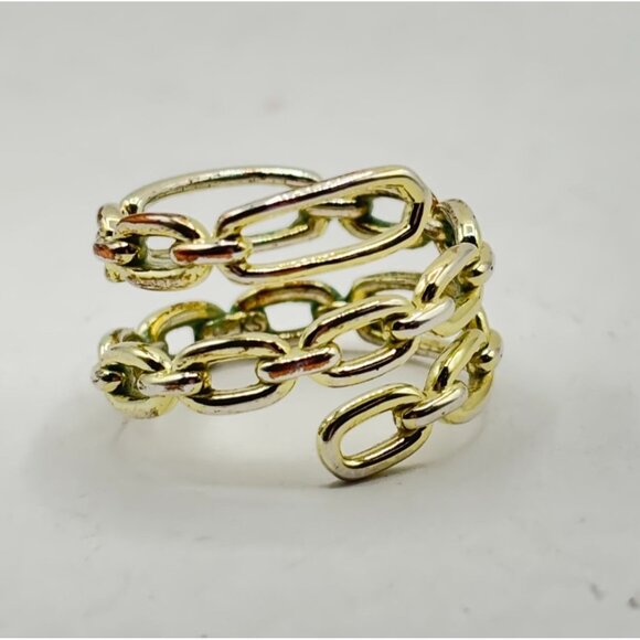 Gold Chain Link Ring Kendra Scott 9 - Picture 1 of 6